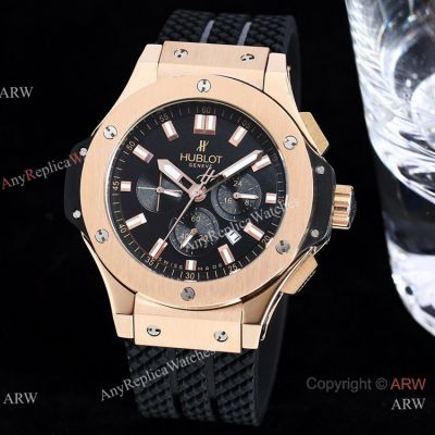 Replica Hublot Big Bang Automatic Rose Gold Black 301.PX.1180.RX Watch